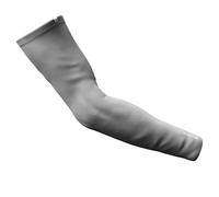 Wallhack Manchette Gaming Pro | Faible friction, performance confortable | Améliore le confort sur tapis de souris en tissu et en verre | Manche complète, paume découverte S/M Gris