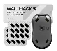 Wallhack Patins PTFE Pill | Patins universels Gaming pour Souris | Glisse Ultra-Fluide sur Tapis Tissu & Verre | Contrôle et Vitesse Personnalisables | Application Rapide & Simple | Noir 7x14mm