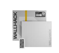 Wallhack SP-004A Tapis de souris gaming en verre - 4e gén.surface micro-gravée, grand format pour Esports, Glisse Ultra-Rapide avec Stopping Power, verre trempé, durable & portable, 390×450 mm | Blanc
