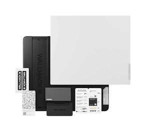 Wallhack SP-005 Tapis de Souris Gaming en Verre - Speed Surface, Grand Format pour Esports, Glide Fluide à Faible Friction, Verre trempé, Profil Ergonomique Fin, Durable et Portable avec étui | Blanc