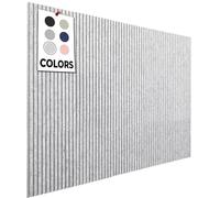 WALLHERO Lot de 15 planches en liège de bureau, 150 x 91,4 cm, carreaux en feutre pour mur, tableau tactique, grande planche en feutre, protection murale pour cible de fléchettes, lattes en marbre