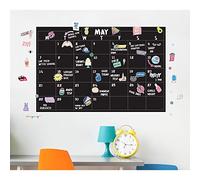 Wallies Capture The Moment Calendrier et autocollants muraux en vinyle pour filles, 63 pièces, 63 pièces