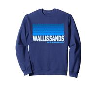 Wallis Sands NH - Wallis Sands, New Hampshire Aquatic Sweatshirt