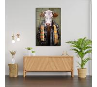 Wallity, 0730 - 72 x 46, Peinture décorative en verre trempé, Multicolore, 100 % verre trempé, 46 x 72 cm