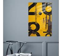 Wallity, 1505- GLS1124, Coloré, Tableaux sur toile, 30 x 45 cm, 100% verre trempé