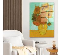 Wallity, 2291- GLS1637, Coloré, Tableaux sur toile, 30 x 45 cm, 100% verre trempé (épaisseur : 4 mm)