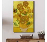 Wallity, 4570VANGOGH023- VNC1123, Coloré, tableaux sur toile, 45 x 70 cm, 100% toile