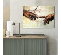 Wallity, 70100FAMOUSART- CVT1546, Coloré, Tableaux sur toile, 70 x 100 cm, 100% toile suédé