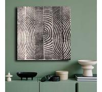 Wallity, 7070GSC-003, Peinture décorative sur toile, Multicolore, 100 % PEINTURE, 70 x 70 cm