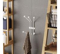 Wallity, Ant-B, crochet mural en métal, blanc, CORPS METALLIQUE, 23 x 13 x 30 cm