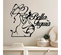 Wallity, Bella Figura 4, Accessoire mural décoratif en métal, noir, 100 % METAL, 56 x 46 cm