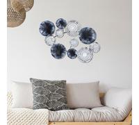 Wallity, Charm- TNL1603, Coloré, Autres décorations pour la maison, 82 x 50 cm, 100% métal (épaisseur : 1