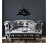 Wallity, Everest- SKL2528, Noir, Autre décoration intérieure, 70 x 52 cm, 100% métal (épaisseur : 1