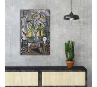 Wallity, FAMOUSART- CVT1496, Coloré, toiles, 45 x 70 cm, 100% suédine -toile