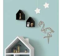 Wallity, Flamıngo- TNL1246, cuivre, autres décorations pour la maison, 31 x 50 cm, 100% métal (épaisseur : 1