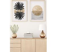 Wallity, Huhu53 - 30 x 40, Peinture décorative encadrée en MDF (2 pièces), 100 % MDF, multicolore, 30 x 40 cm