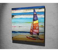 Wallity, KC211- VGA1075, Coloré, tableaux sur toile, 45 x 45 cm, 100% toile
