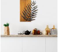 Wallity, Leaf 3-1, accessoire mural décoratif en bois, multicolore, 100 % BOIS / MÉTAL, 58 x 3 x 50 cm