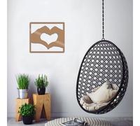 Wallity, Love2- TNL1491, cuivre, autres décorations pour la maison, 50 x 44 cm, 100% métal (épaisseur : 1