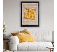 Wallity, LSJ418157359442- LEA1708, Coloré, Tableaux sur toile, 46 x 66 cm, 100% jute