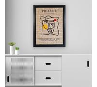 Wallity, LSJ61960827841- LEA1971, Coloré, Tableaux sur toile, 66 x 96 cm, 100% jute