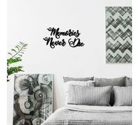 Wallity, Memories- SKL1102, Noir, Autres décorations pour la maison, 60 x 20 cm, 100% MDF (épaisseur : 3 mm)
