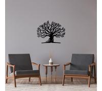 Wallity, Monumental- SKL2422, Noir, Autres décorations pour la maison, 67 x 54 cm, 100% métal (épaisseur : 1