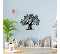 Wallity, Monumental- SKL2424, Noir, Autres décorations pour la maison, 70 x 58 cm, 100% métal (épaisseur : 1