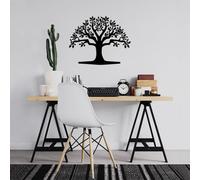 Wallity, Monumental- SKL2425, Noir, Autres décorations pour la maison, 70 x 55 cm, 100% métal (épaisseur : 1