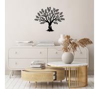 Wallity, Monumental- SKL2542, Noir, Autres décorations pour la maison, 85 x 70 cm, 100% métal (épaisseur : 1