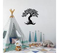 Wallity, Monumental- SKL2544, Noir, Autres décorations pour la maison, 73 x 70 cm, 100% métal (épaisseur : 1