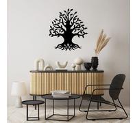 Wallity, Monumental- TNL2259, Noir, Autres décorations pour la maison, 70 x 76 cm, 100% métal (épaisseur : 1