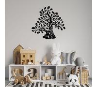 Wallity, Monumental- TNL2262, Noir, Autres décorations pour la maison, 70 x 68 cm, 100% métal (épaisseur : 1