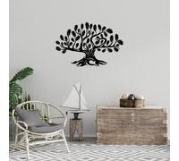 Wallity, Monumental- TNL2267, Noir, Autres décorations pour la maison, 70 x 46 cm, 100% métal (épaisseur : 1