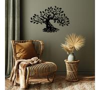 Wallity, Monumental- TNL2269, Noir, Autres décorations pour la maison, 70 x 47 cm, 100% métal (épaisseur : 1