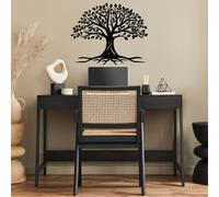 Wallity, Monumental- TNL2270, Noir, Autres décorations pour la maison, 70 x 44 cm, 100% métal (épaisseur : 1