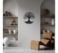 Wallity, Monumental- TNL2271, Noir, Autres décorations pour la maison, 68 x 70 cm, 100% métal (épaisseur : 1