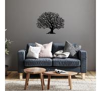 Wallity, Monumental- TNL2283, Noir, Autres décorations pour la maison, 74 x 57 cm, 100% métal (épaisseur : 1