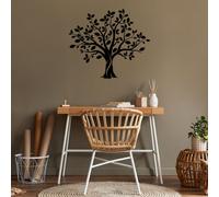 Wallity, Monumental Tree 14, décoration murale, noir, métal, 85 x 74 cm