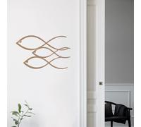 Wallity, Poisson- TNL1438, Cuivre, Autre décoration intérieure, 50 x 30 cm, 100% métal (épaisseur : 1