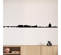 Wallity, Toulouse- TNL1108, noir, autres décorations pour la maison, 120 x 10 cm, 100% métal (épaisseur : 1