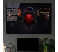 Wallity, UV-049 70 x 100, Peinture décorative en verre trempé, 100 % verre trempé, multicolore, 70 x 100 cm