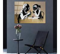 Wallity, UV-087 70 x 100, Peinture décorative en verre trempé, 100 % verre trempé, multicolore, 70 x 100 cm