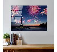 Wallity, UV-175 70 x 100, Peinture décorative en verre trempé, 100 % verre trempé, multicolore, 70 x 100 cm