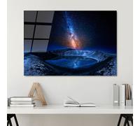 Wallity, UV-234 70 x 100, Peinture décorative en verre trempé, 100 % verre trempé, multicolore, 70 x 100 cm