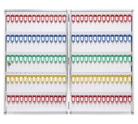 WallMount Armoire à clés avec serrure Orga avec étiquettes sécurisées pour la maison et le bureau Boîte de rangement durable idéale pour la location et l'utilisation professionnelle