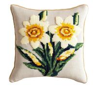 Wallphantom 11CT Kit Coussin au Point de Croix,jonquilles