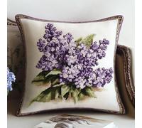 Wallphantom DIY Coussin Point de Croix Adultes,Lilas