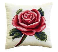Wallphantom Kit Coussin Point de Croix 45x45cm,roses