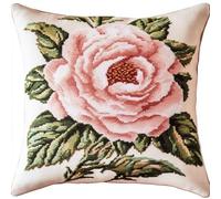 Wallphantom Kit de housse de coussin au point de croix,Rose